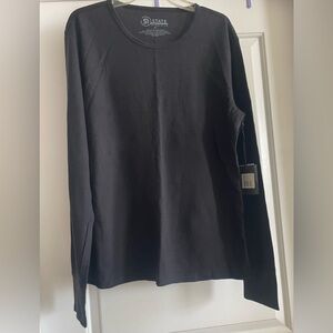 STATE Classic Black Long Sleeve Tee